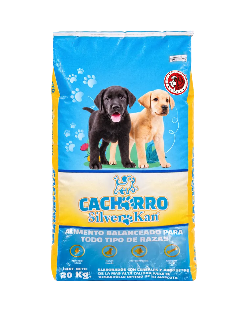 Empaque de Silver Kan Cachorro